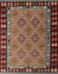 Sangat Kareef Rust/Red Rug, 6'11" x 8'6"