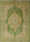 Ankara Thea Green/Beige Rug, 5'9" x 7'9"