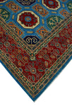 Aria Kaylani Lt. Blue/Red Rug, 8'9" x 11'2"